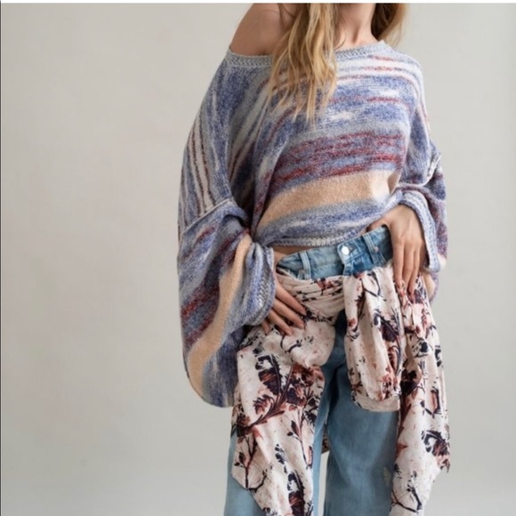🔥Free People Saturn Sweater Poncho NWT Last One - Picture 4 of 10